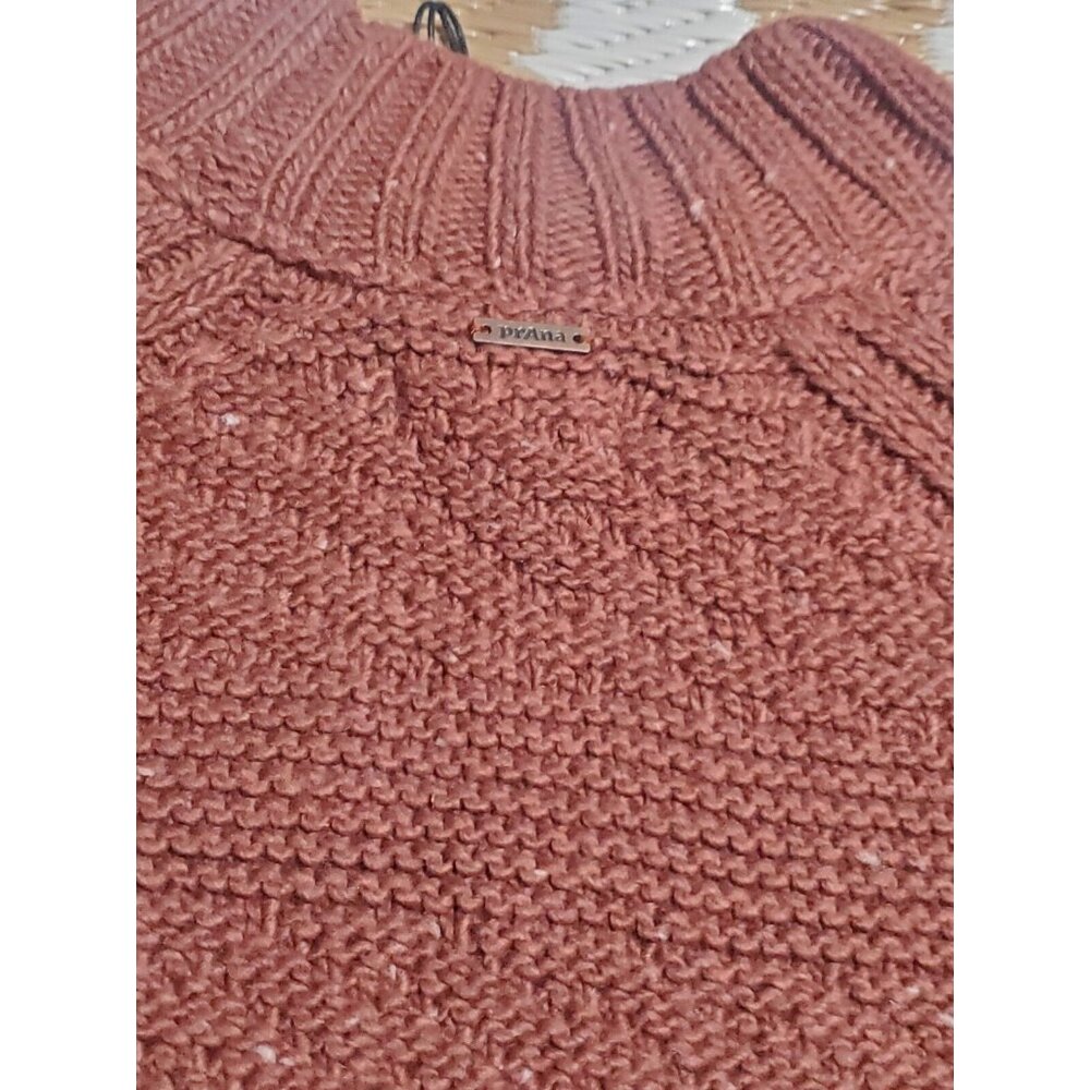 prAna Women's Nemma Mid Weight Mock Neck Organic Cotton Sweater Sz XL NWT - Picture 8 of 10